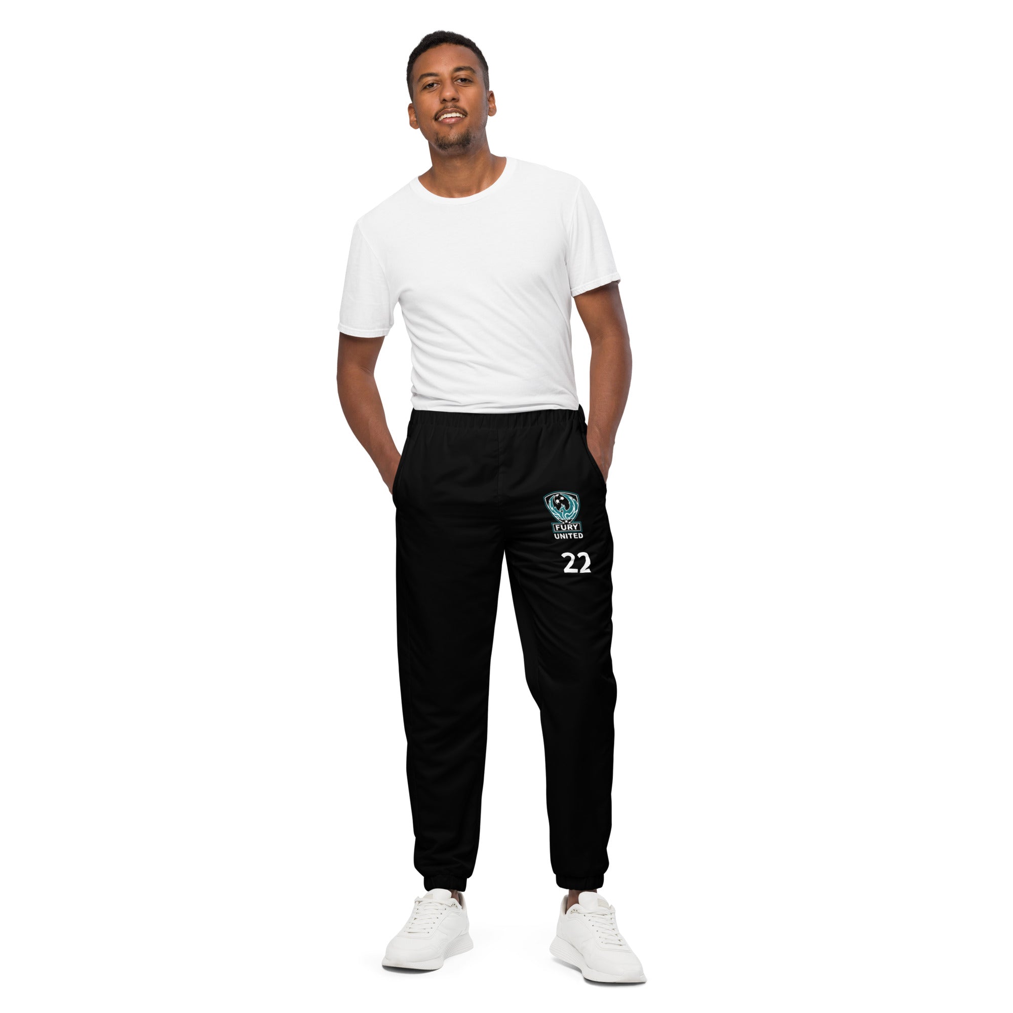 Fury United Black Track Pant 22