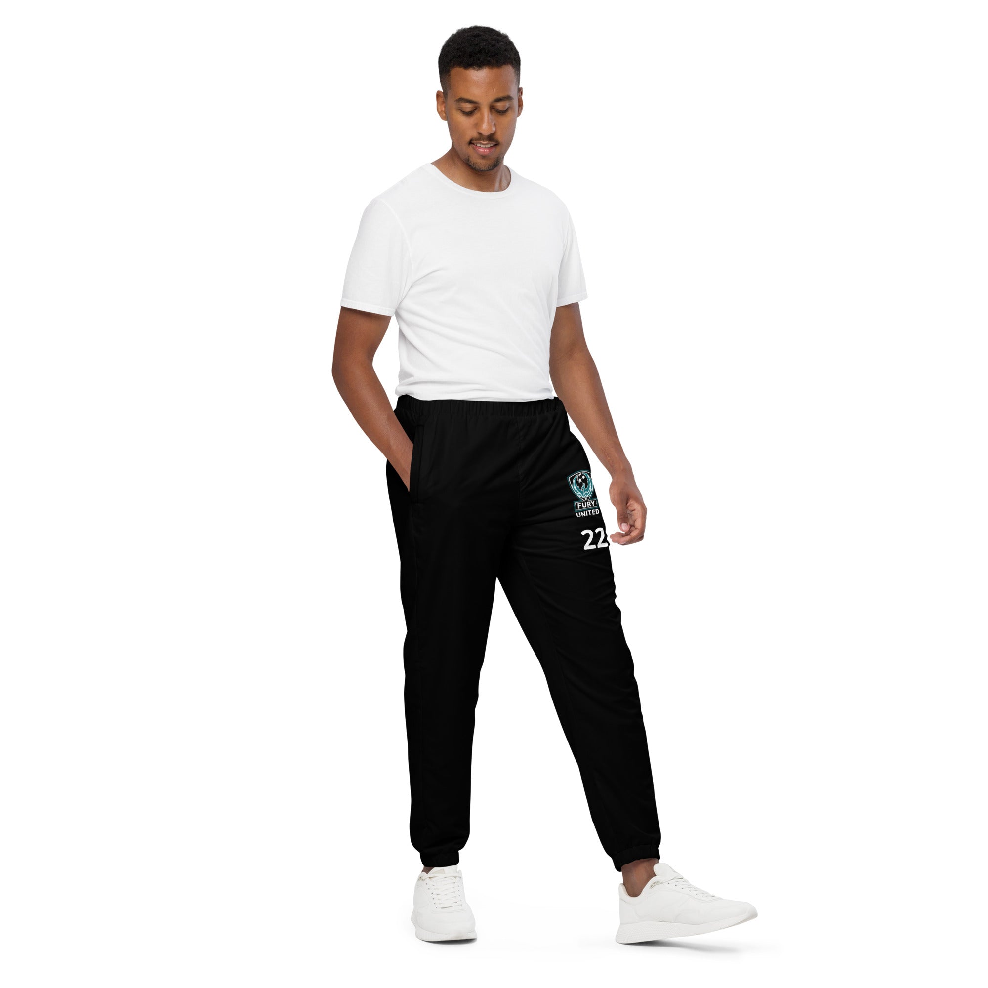 Fury United Black Track Pant 22