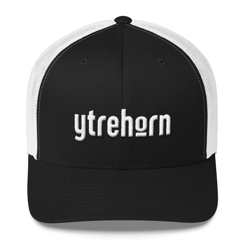 YTREHORN SNAPBACK TRUCKER HAT (WHITE)