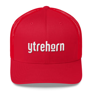 YTREHORN SNAPBACK TRUCKER HAT (WHITE)