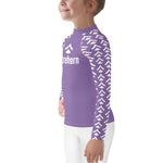 GIRLS YTREHORN RASH GUARD - PURPLE