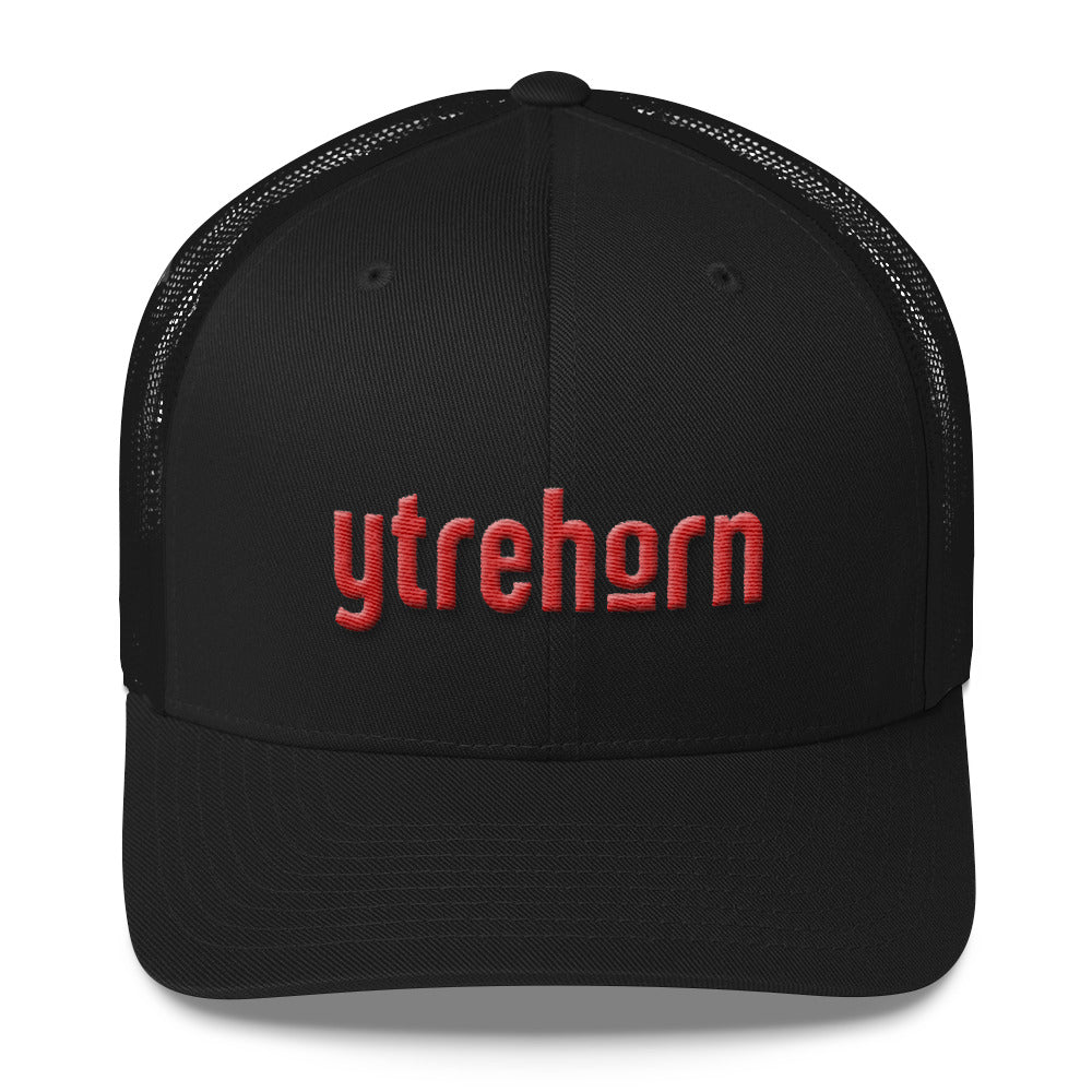 YTREHORN SNAPBACK TRUCKER HAT (RED)