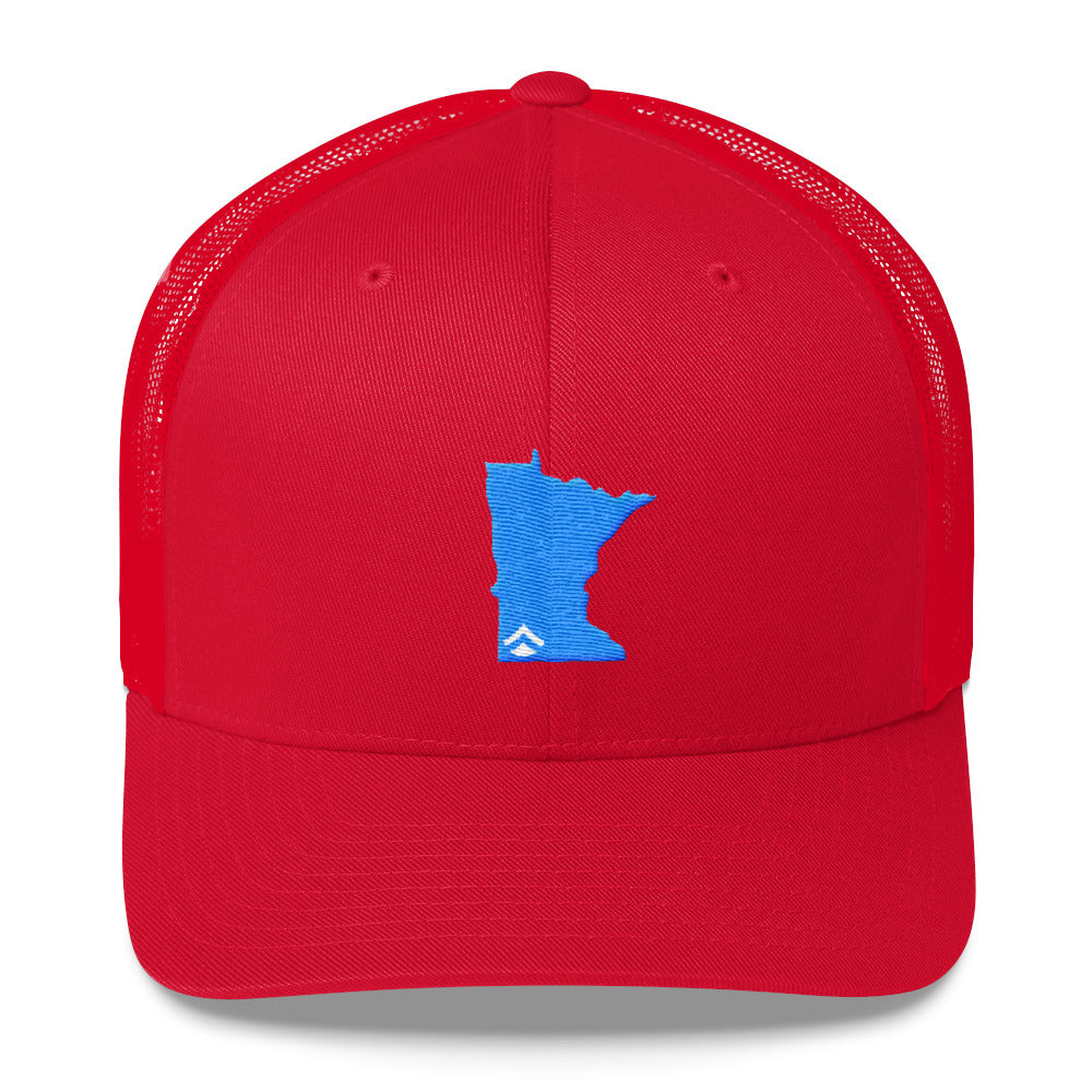 MN SNAPBACK TRUCKER  HAT (BLUE)