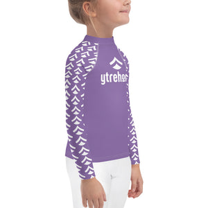 GIRLS YTREHORN RASH GUARD - PURPLE